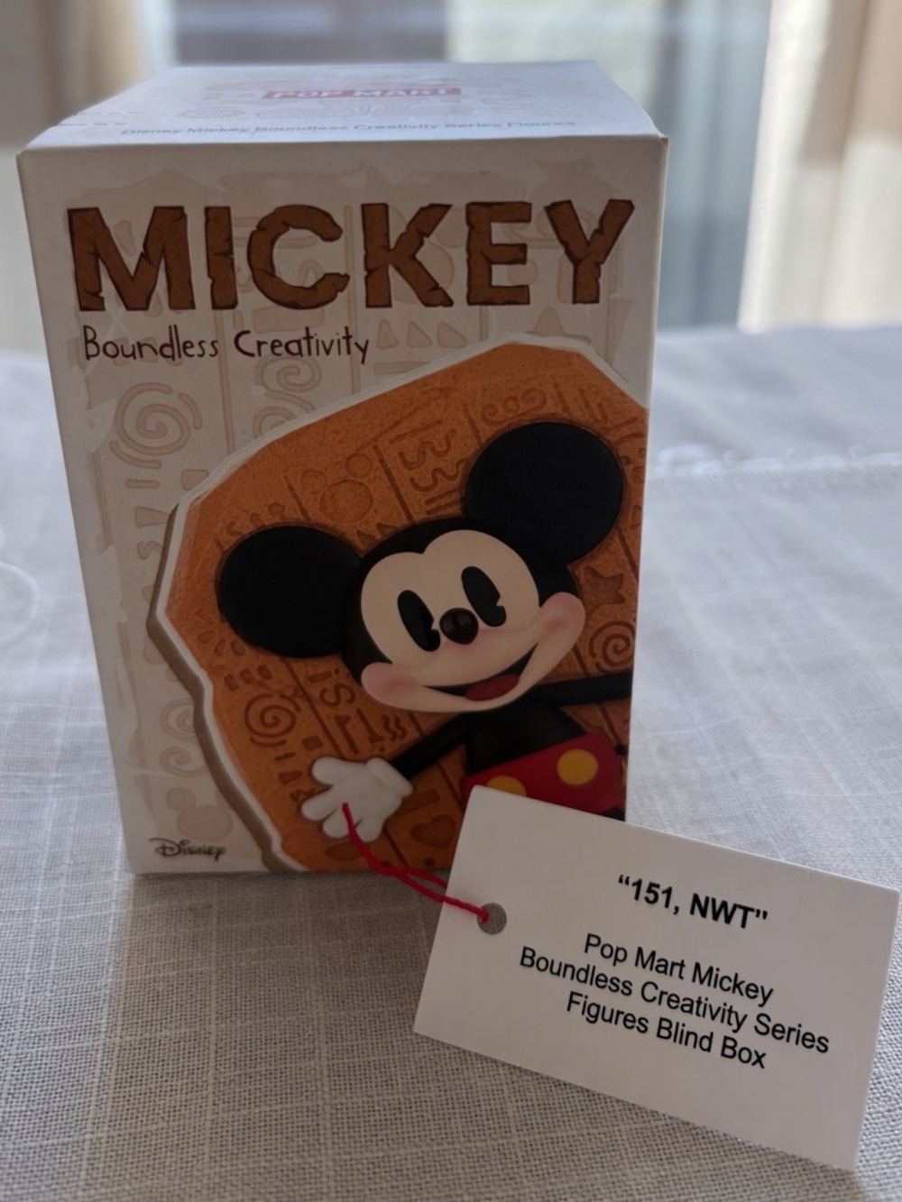 151,NWT Mickey Pop Mart Boundless Creativity Series Figure  Blind Box